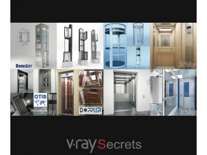 Лифт Асанср 3D Модель