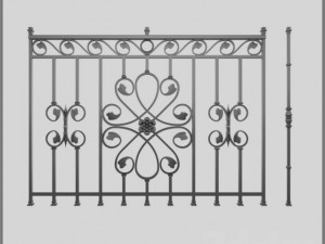 Ferforje wrought iron 3D Model