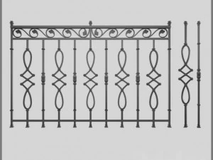 Ferforje wrought iron 3D Model