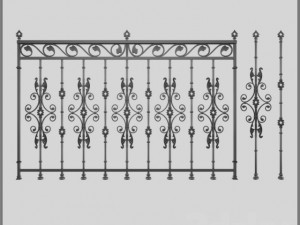 Ferforje wrought iron 3D Модель