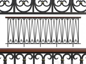 Ferforje wrought iron 3D Модель