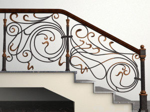 Ferforje wrought iron 3D Модель
