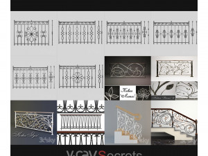 Ferforje wrought iron 3D Модель
