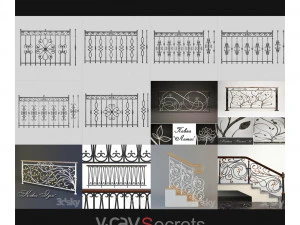 Ferforje wrought iron 3D Model