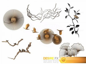 Walldecoration 3D-Modell