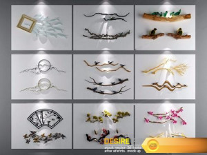Walldecoration 3D-Modell
