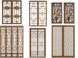 Door glass kap Model 3D