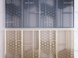 Door glass kap Model 3D