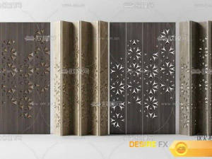 Door glass kap 3D Model