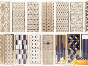 Door glass kap 3D Model