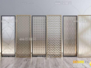 Door glass kap Model 3D