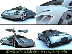 Car araba motor 3D 模型