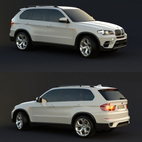 Car araba motor Model 3D .c4d .max .obj .3ds .fbx .stl .blend 