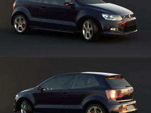 Car araba motor 3D Model