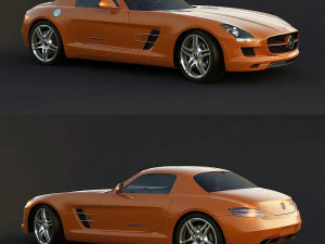 Car araba motor 3D Model