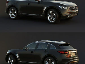 Car araba motor 3D Model