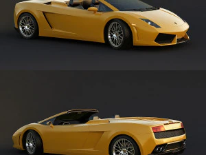 Car araba motor 3D Model