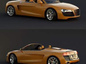 Car araba motor Model 3D