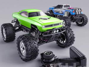 Car araba motor 3D-Modell