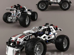 Car araba motor 3D Model