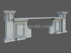 Mimari dekorasyon 3D Model
