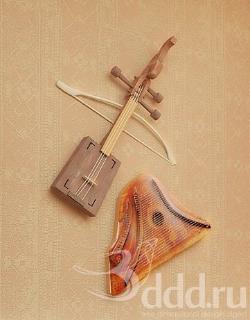 Mzik aletleri Modelo 3D .c4d .max .obj .3ds .fbx .stl .blend