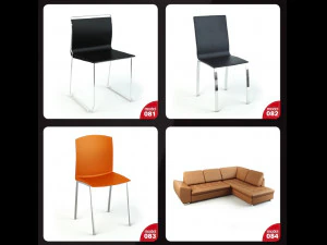 Koltuk seat 3D Model