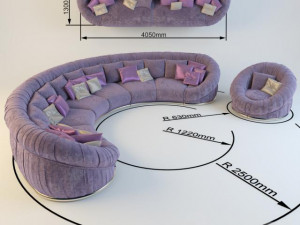 Sehpa coffe table koltuk seat 3D 모델