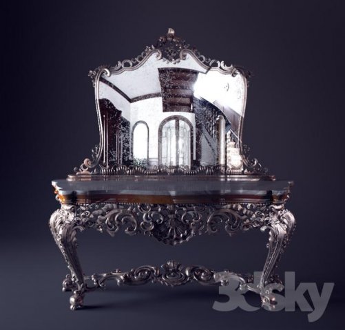 Decoration dekorasyon Coffetable 3D Model .c4d .max .obj .3ds .fbx .stl .blend 