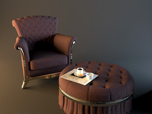 Decoration dekorasyon Coffetable 3D Model