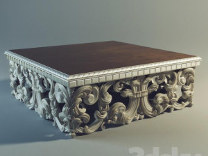 Decoration dekorasyon Coffetable 3D Model