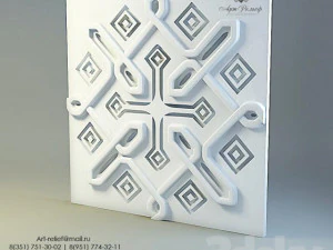 Decoration dekorasyon panel 3D Model