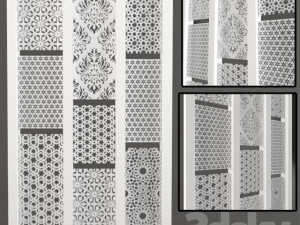 Decoration dekorasyon panel 3D मॉडल