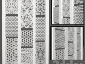 Painel decorativo decorativo Modelo 3D