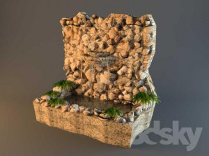 Decoration dekorasyon water 3D Model