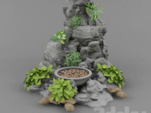 Decoration dekorasyon water 3D Model