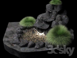 Decoration dekorasyon water 3D Model