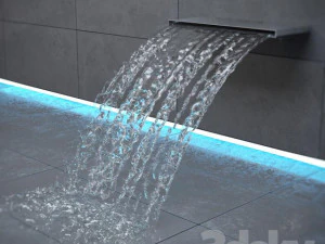 Украшение декорасьон панно вода 3D Модель