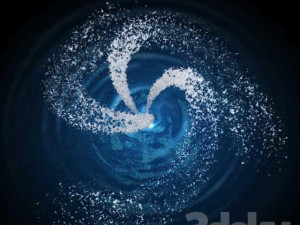 Decoration dekorasyon panel water Modelo 3D
