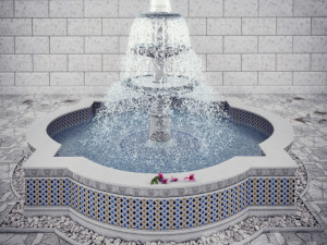 Decoration dekorasyon panel water Modelo 3D