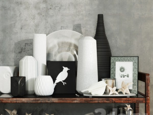 Decoration dekorasyon vase vazo Modèle 3D