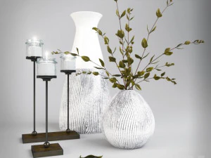 Decoration dekorasyon vase vazo 3D Model