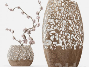 Decoration dekorasyon vase vazo Model 3D