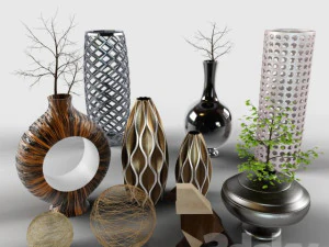 Decoration dekorasyon vase vazo 3D Model