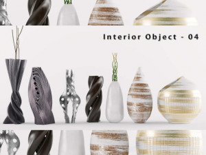 Decoration dekorasyon vase vazo Model 3D