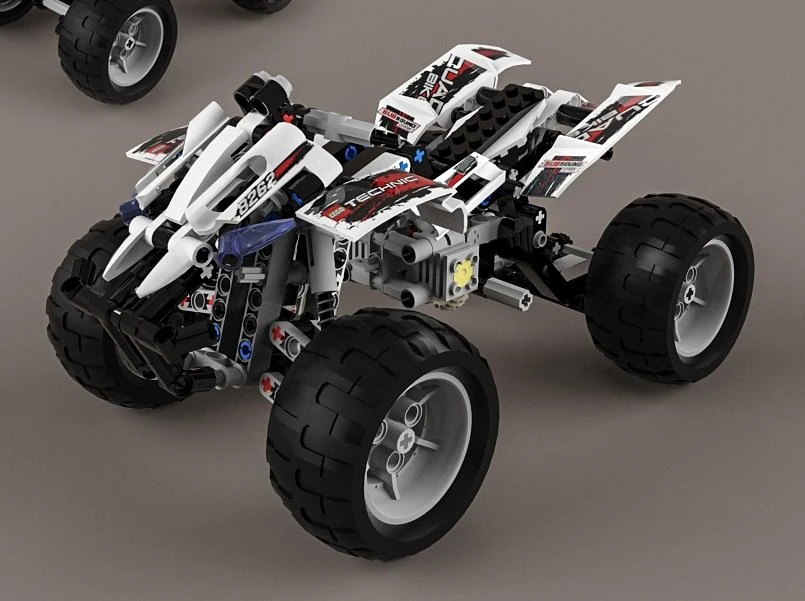 Motorbike 3D Model .c4d .max .obj .3ds .fbx .stl .blend 