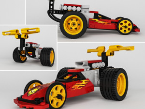 Lego car 3D Модель