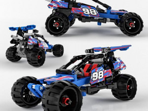 Racercar 3D 模型