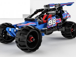 Racercar Modelo 3D
