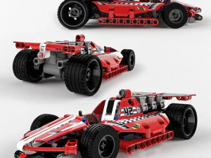 Лего машина 3D Модель